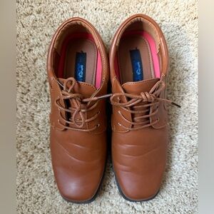 Classic Tan Kids Dress Shoes